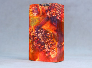 Stabilized Maple Burl Wood Mod Block